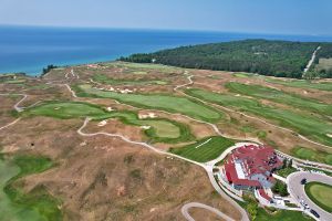 Arcadia Bluffs (Bluffs) 18th Side Aerial